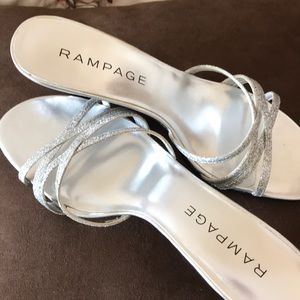 Silver sandals